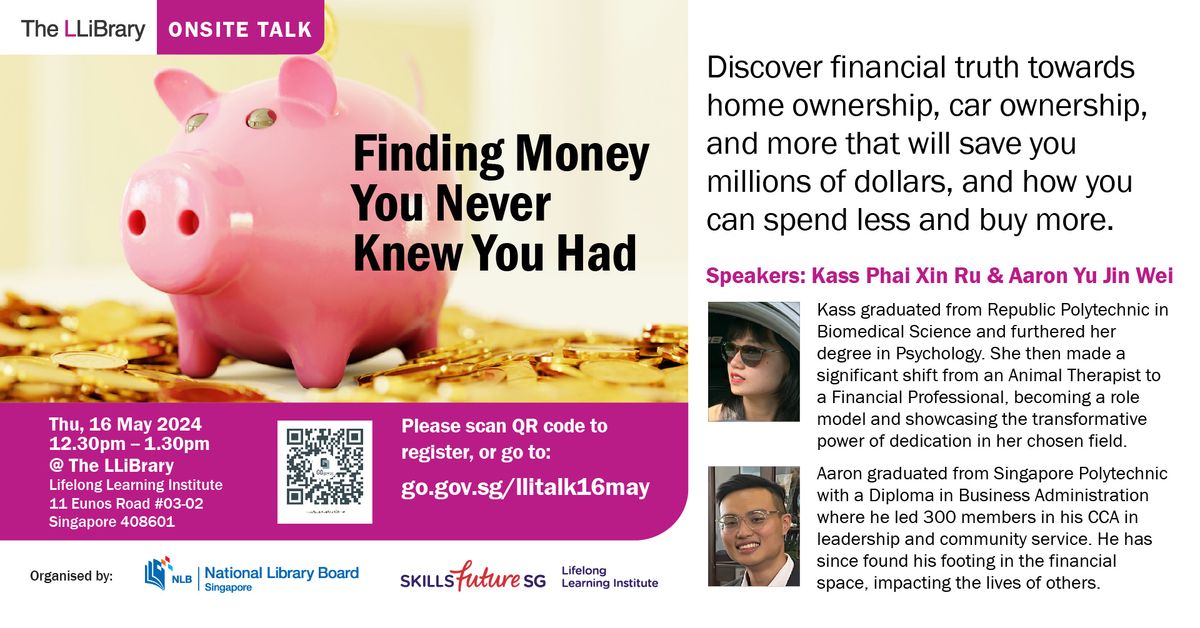 The LLiBrary Lunchtime Talk Series: Finding Money You Never Knew You Had