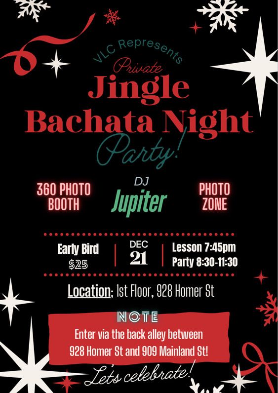 Jingle Bachata Night - Private Christmas Party