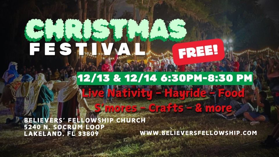 Christmas Festival & Live Nativity