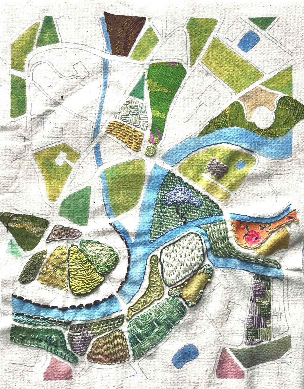 Stitching a Map with Jemima Lumley - Beginner Level