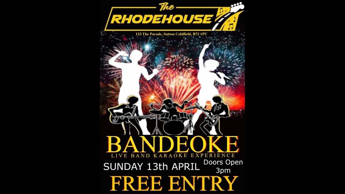 Bandeoke at the Rhodehouse 