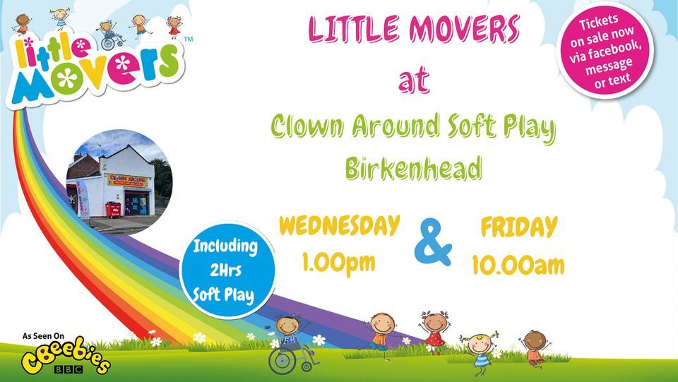 BRAND NEW.... Little Movers Clown Around Soft Play - September Term