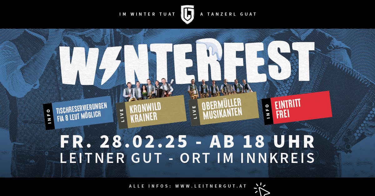 WINTERFEST - im Winter tuat a Tanzerl guat!