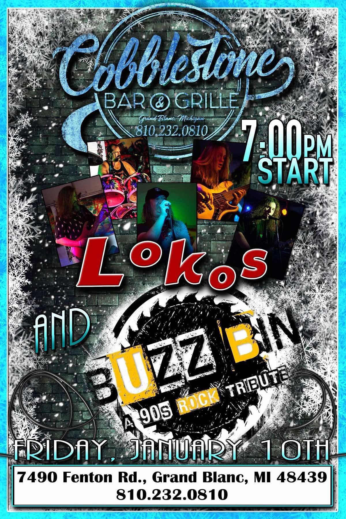 Buzz Bin \ud83d\udc1d and Lokos \ud83e\udd2a at Cobble! 