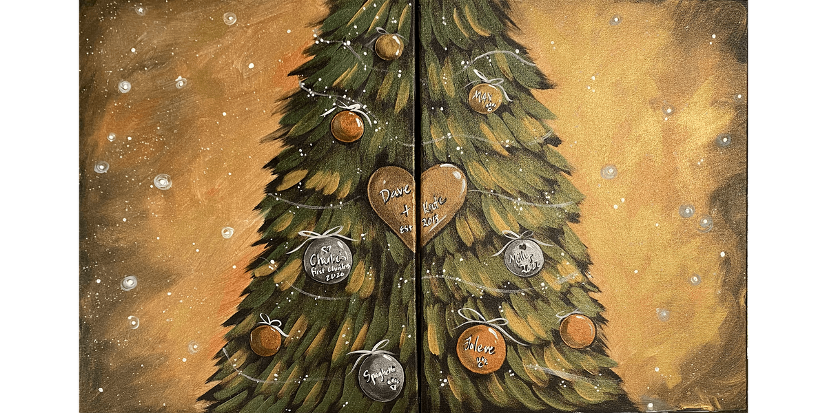 Glowing Christmas Tree Date Night  - Paint and Sip in Sacramento | Classpop!\u2122
