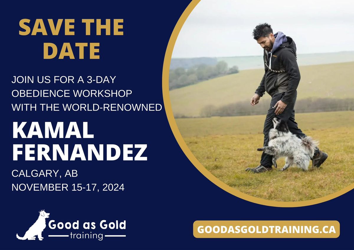 Kamal Fernandez 3-Day Competition Obedience Workshop