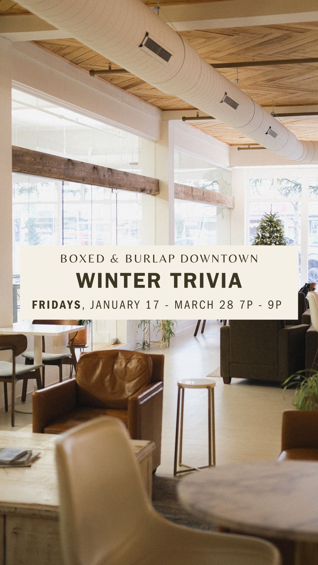 Winter Trivia at Boxed & Burlap