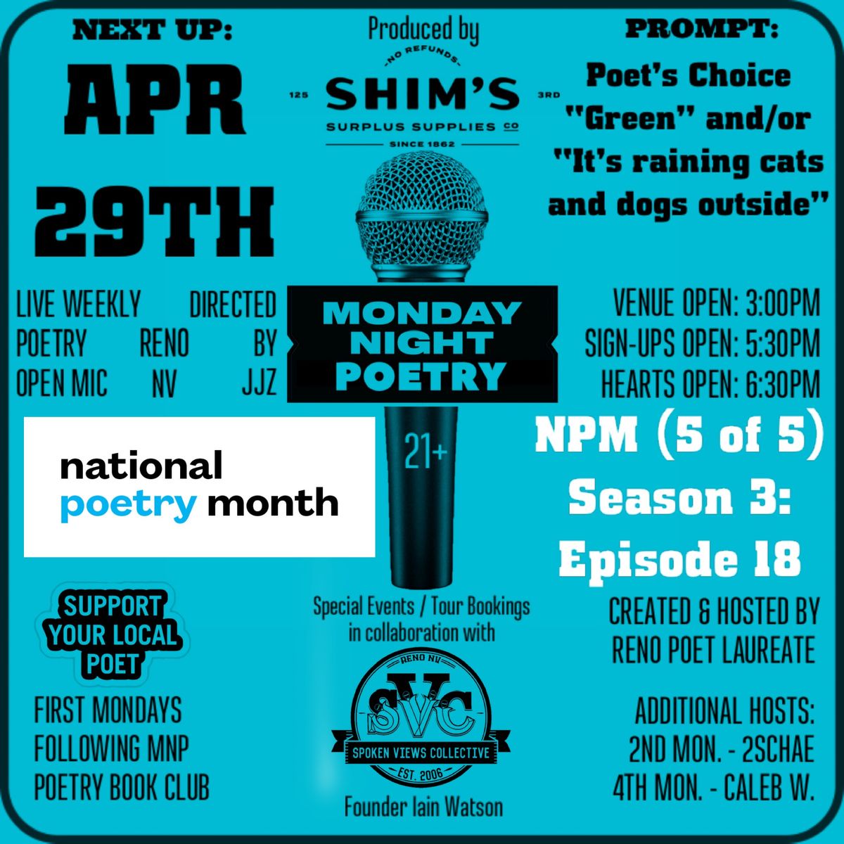 Monday Night Poetry-National Poetry Month (5 of 5)