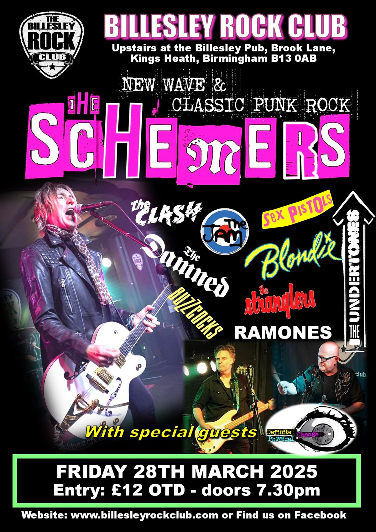 The Schemers + special guests Definite Physical Change