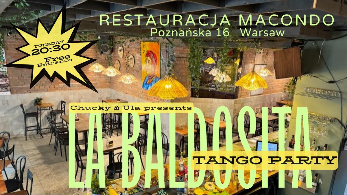 Free TANGO Party at Macondo by Chucky & Ula