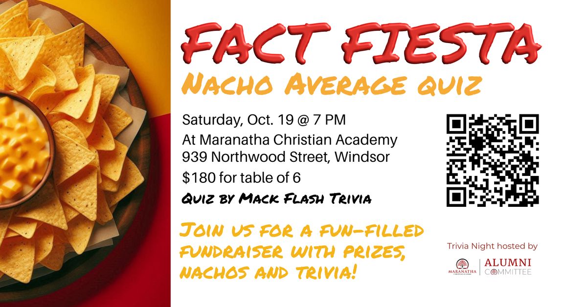 FACT FIESTA: NACHO Average Trivia Night