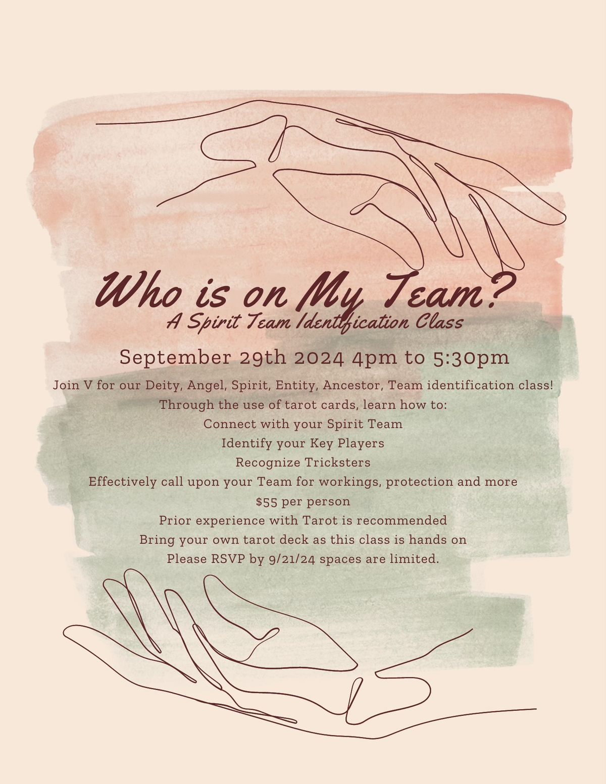 Who is on my Team? A Spirit Team Identification Class