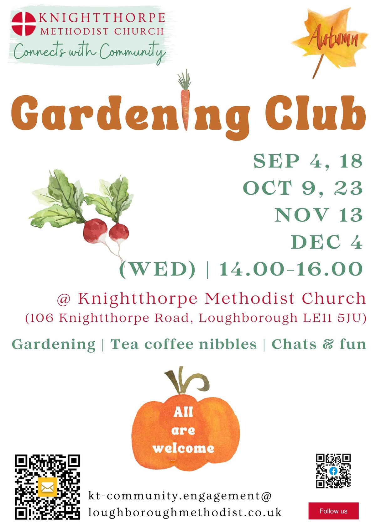 Knightthorpe Methodist Church connects with Community - Gardening Club