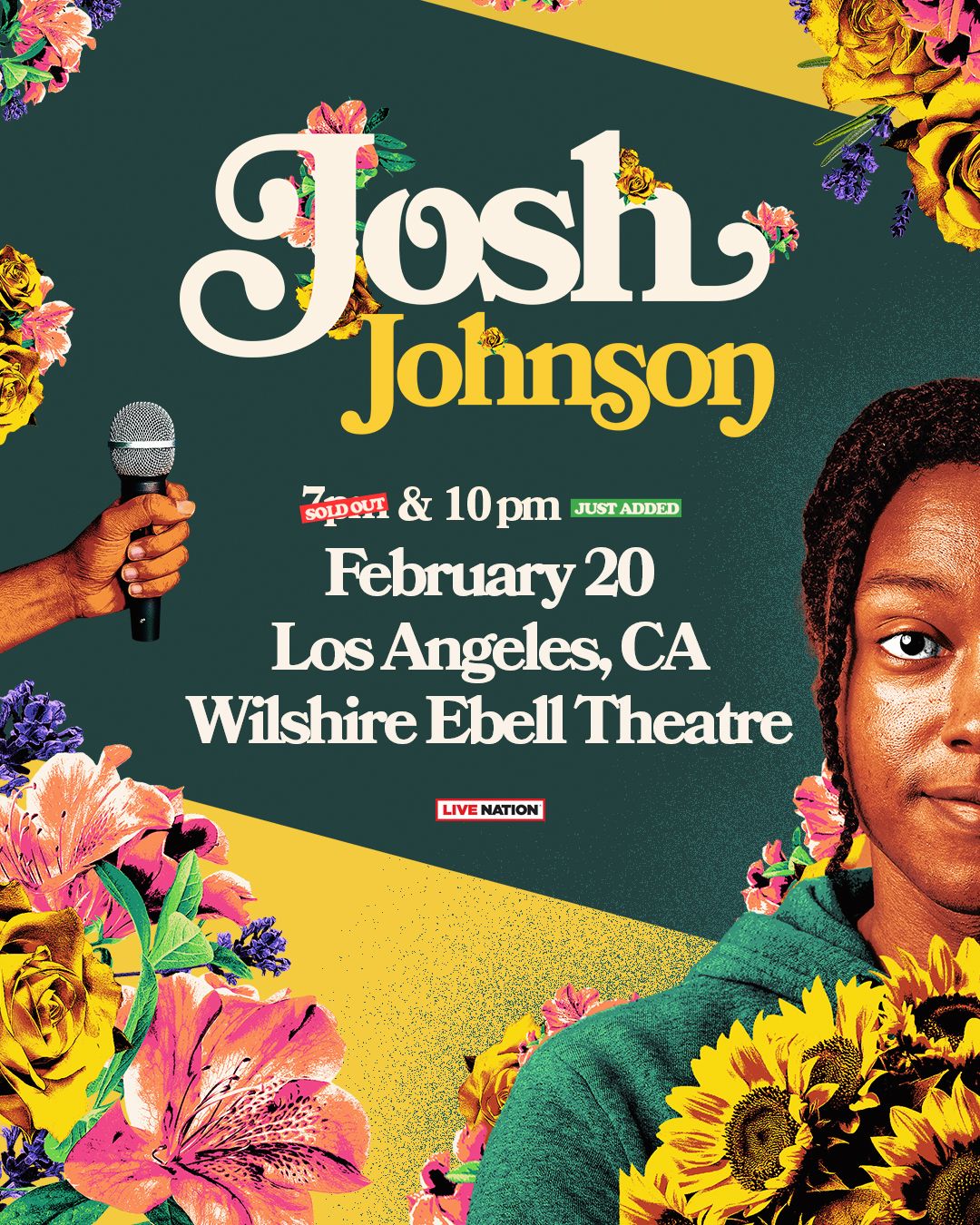 Josh Johnson at Wilshire Ebell Theatre