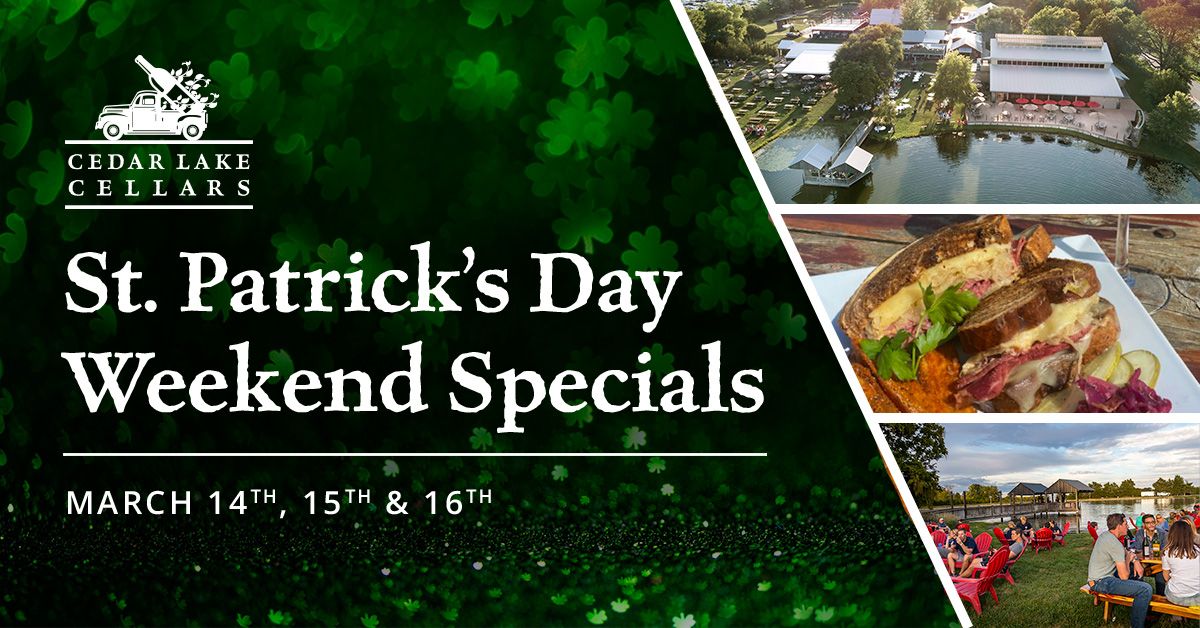 St. Patrick's Day Weekend Specials