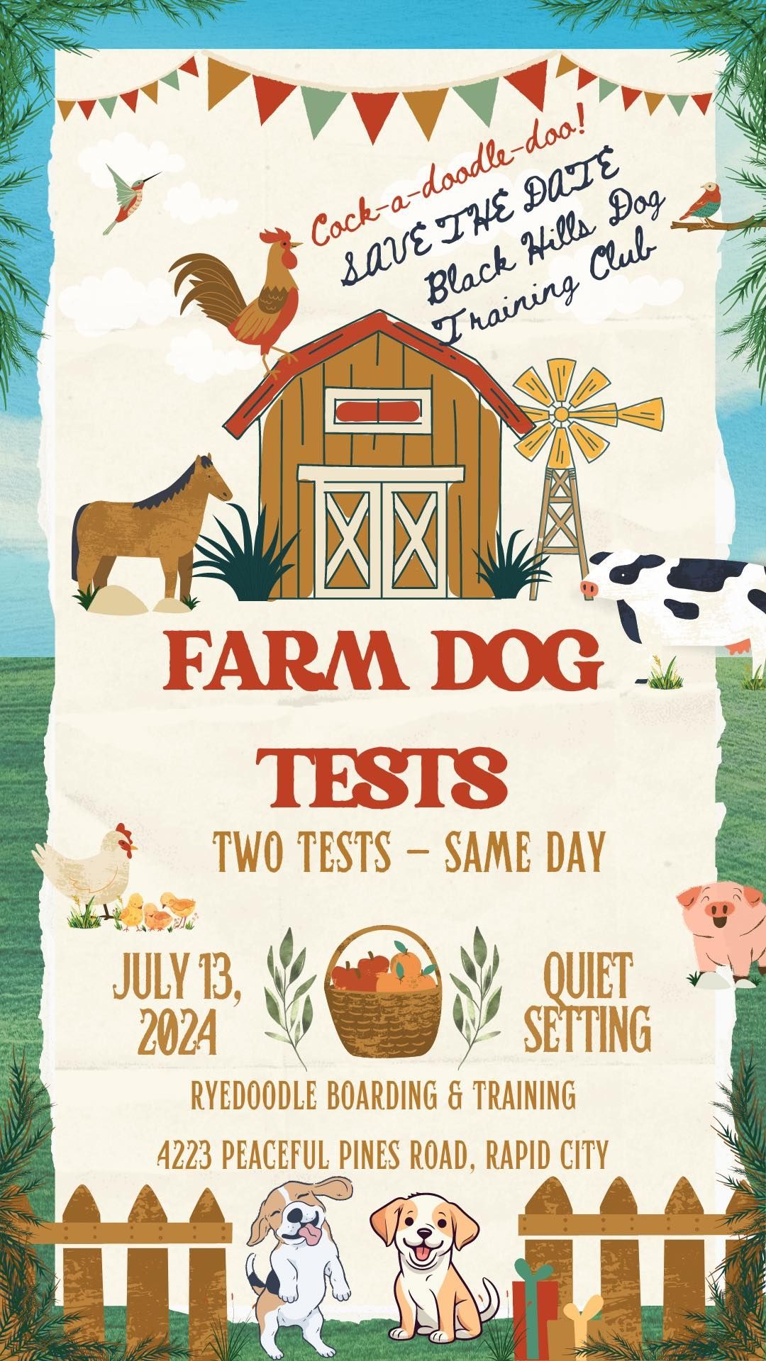 AKC Farm Dog Certification (x2 Tests)