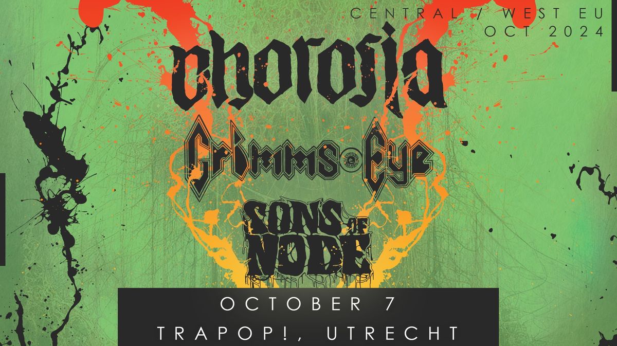 Chorosia (Prog\/Sludge) + Grimm's Eye (HC Punk\/Sludge) + Sons of Node (Sludge\/Stoner) @ Trapop!