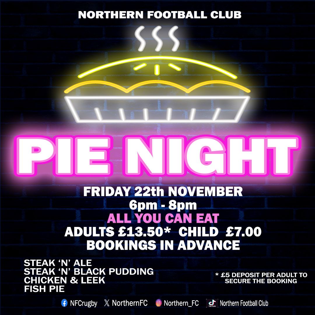 PIE NIGHT - SOLD OUT!!!