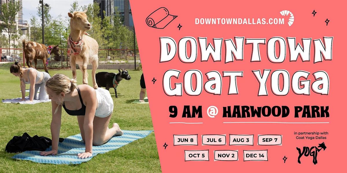 Goat Yoga Downtown Dallas!