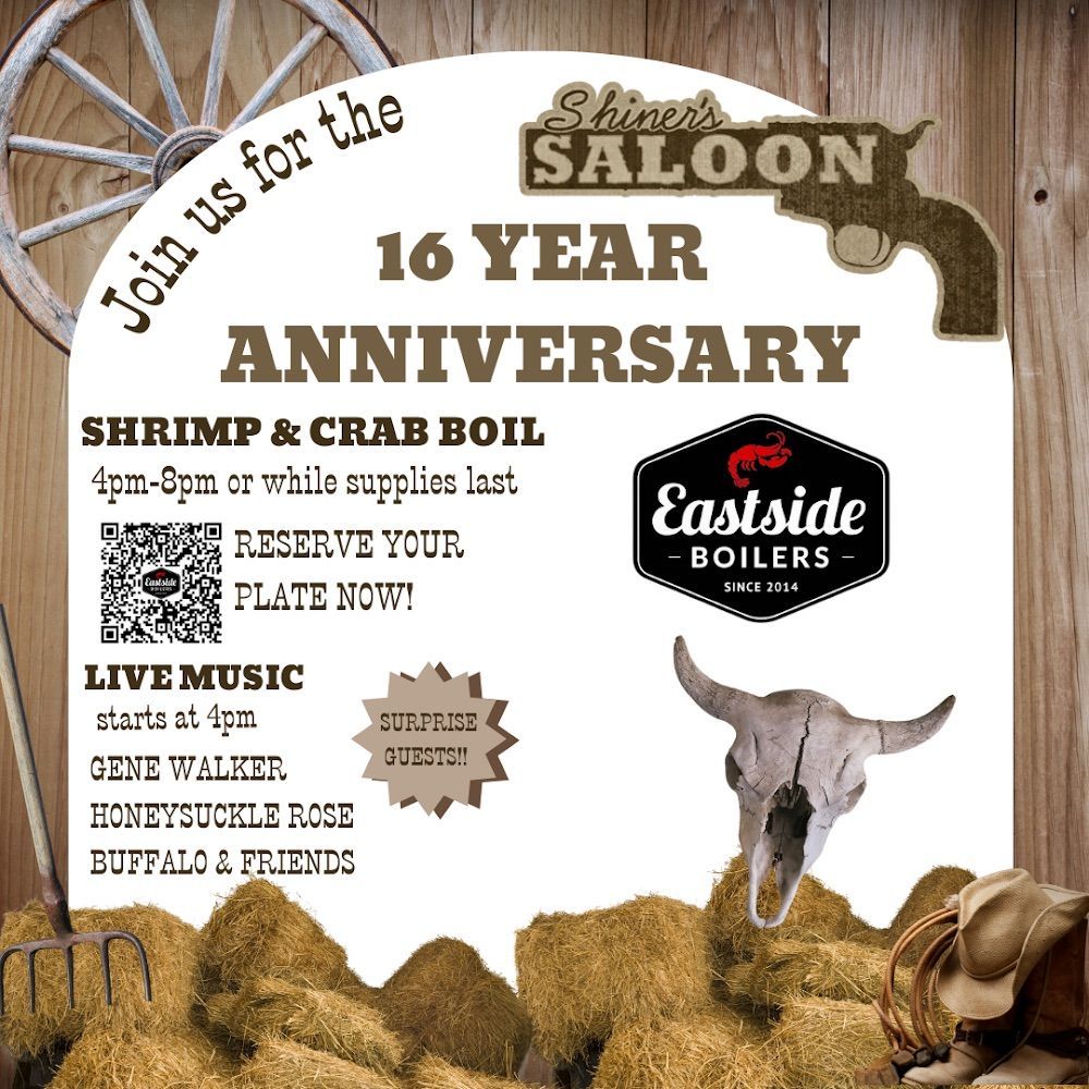 Shiner\u2019s Saloon 16yr Anniversary Party 