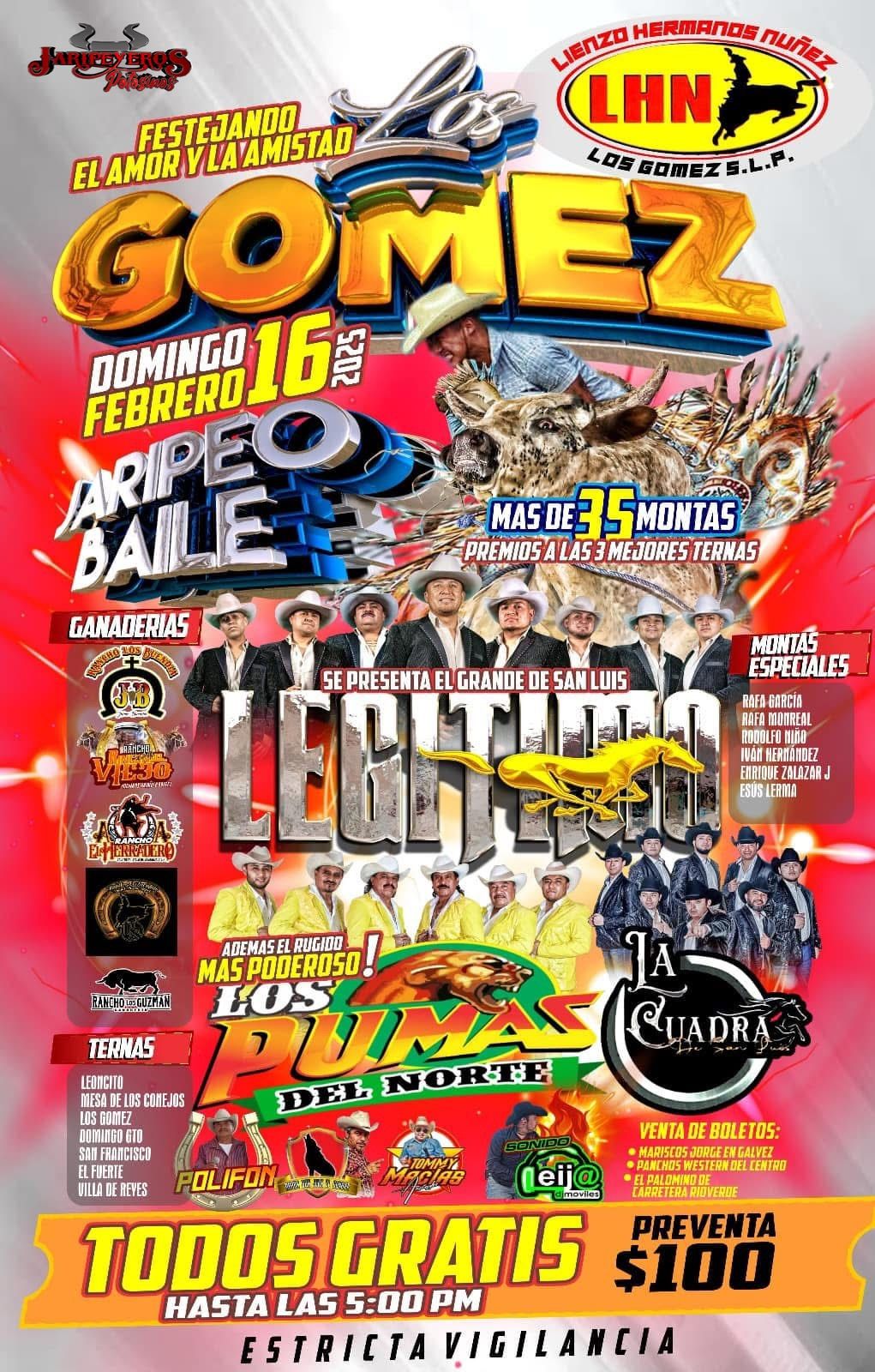 Jaripeo Baile \u201cLos G\u00f3mez\u201d 