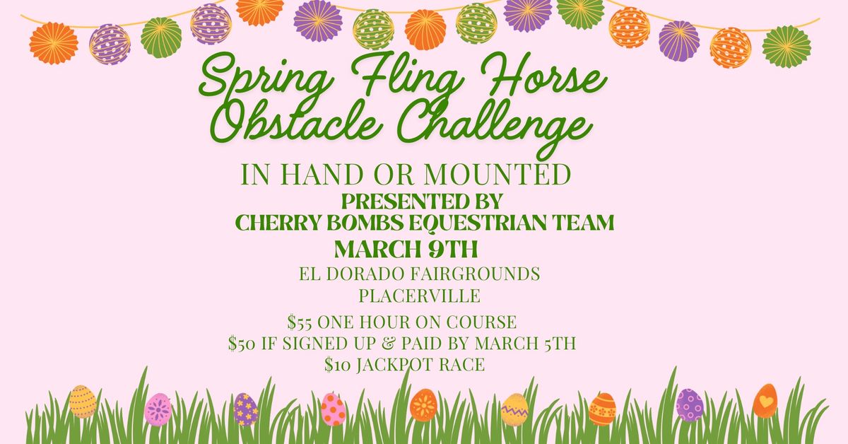 Spring Fling Horse Obstacle Challenge