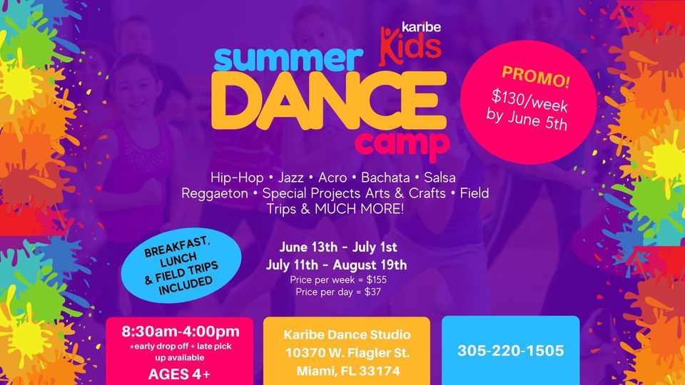 Summer Dance Camp - Promo $130\/week