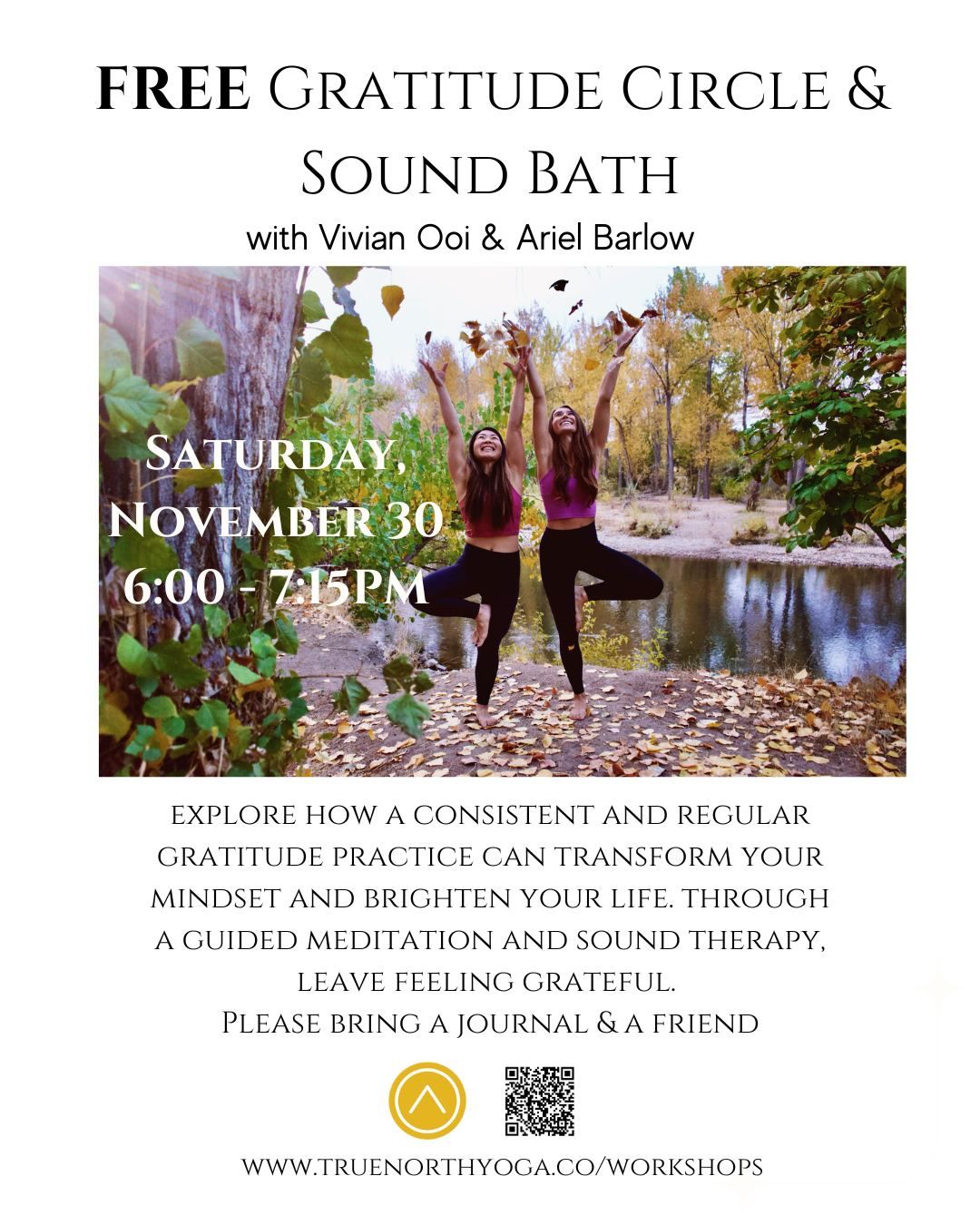 FREE Gratitude Circle & Sound Bath