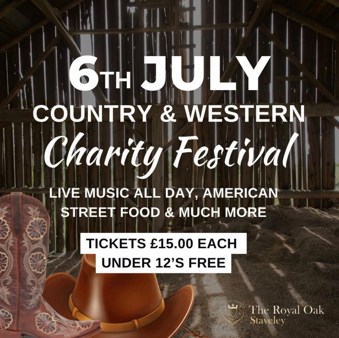 Country & Western Outdoor Festival (Raising funds for selected charities) 