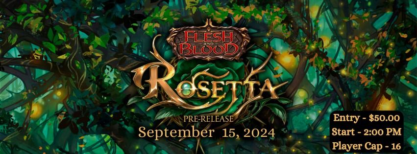 Rosetta PreRelease at Goblin King Games