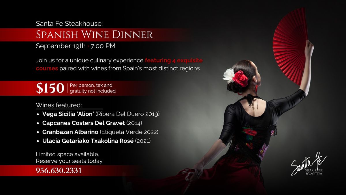 Spanish Wine Dinner