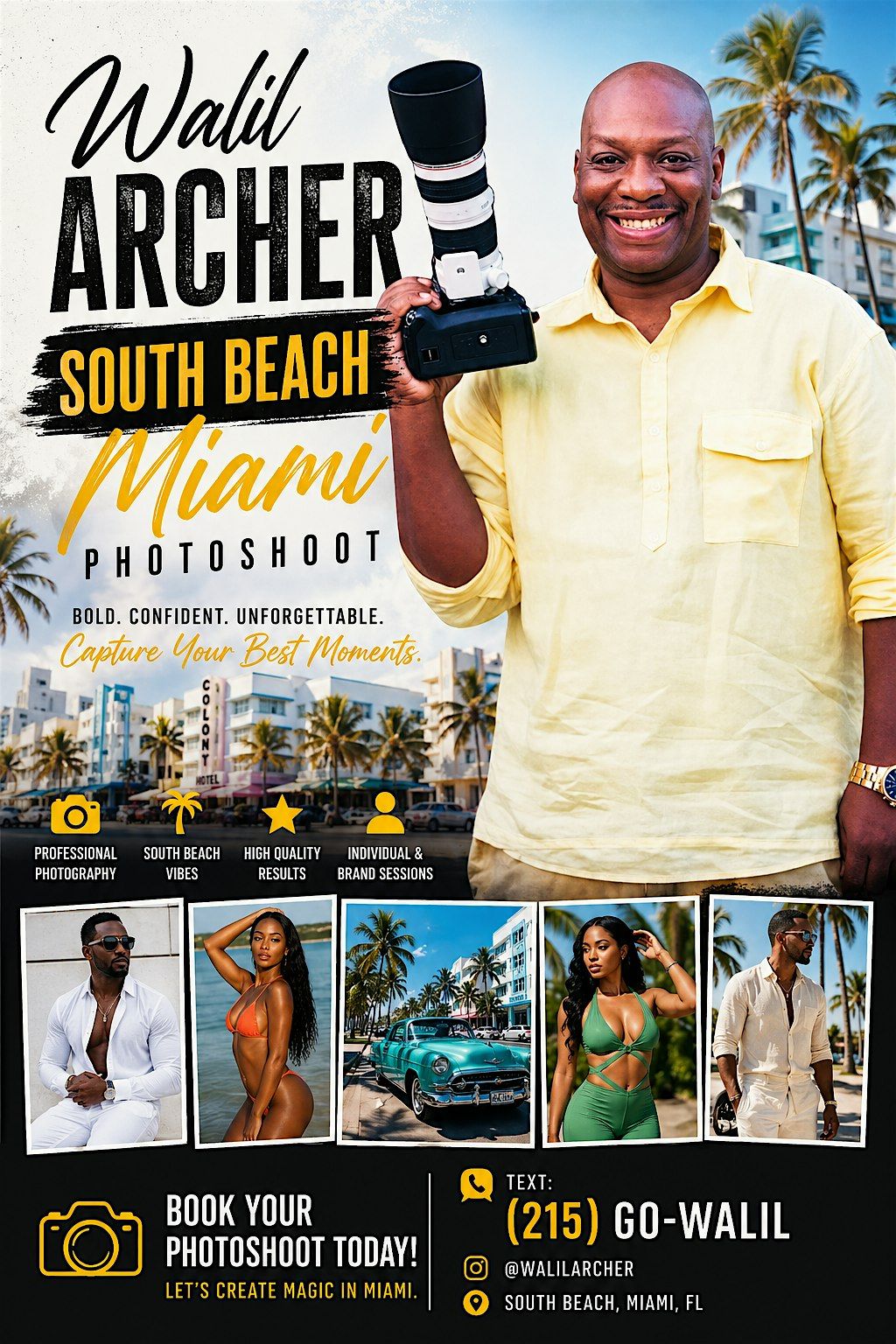South Beach Miami Photoshoot