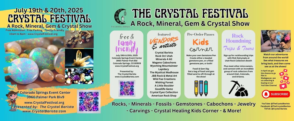 Crystal Festival - A Rock, Mineral, Gem & Crystal Show