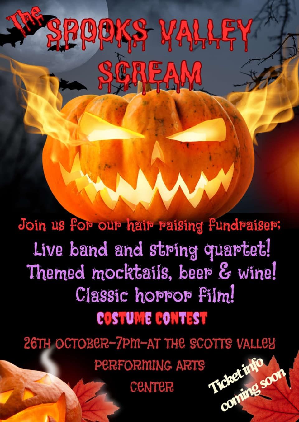 Halloween Event at the Scotts Valley Performing Arts Center