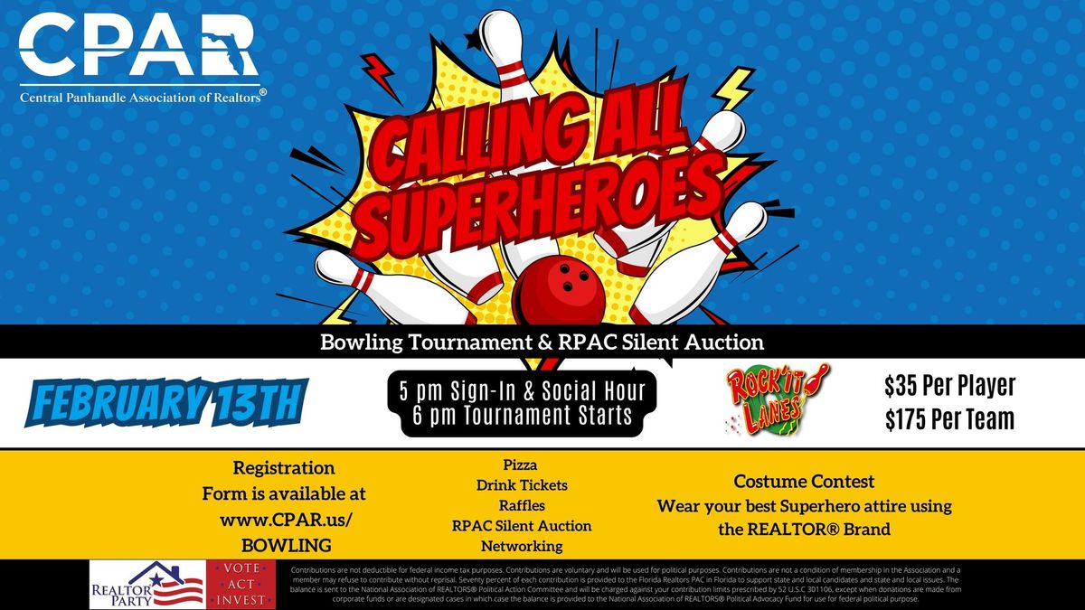 2025 CPAR Annual Bowling Tournament and RPAC Auction