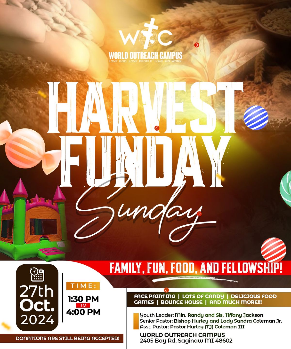 World Outreach Campus Harvest Funday Sunday 