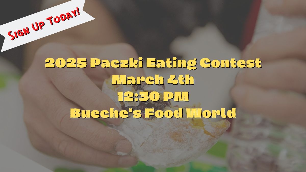 2025 Paczki Eating Contest, Bueche's Food World (Flushing, MI), 4 March