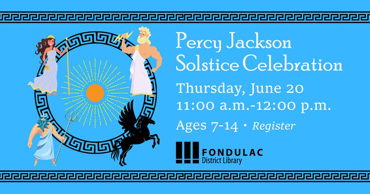 Percy Jackson Solstice Celebration