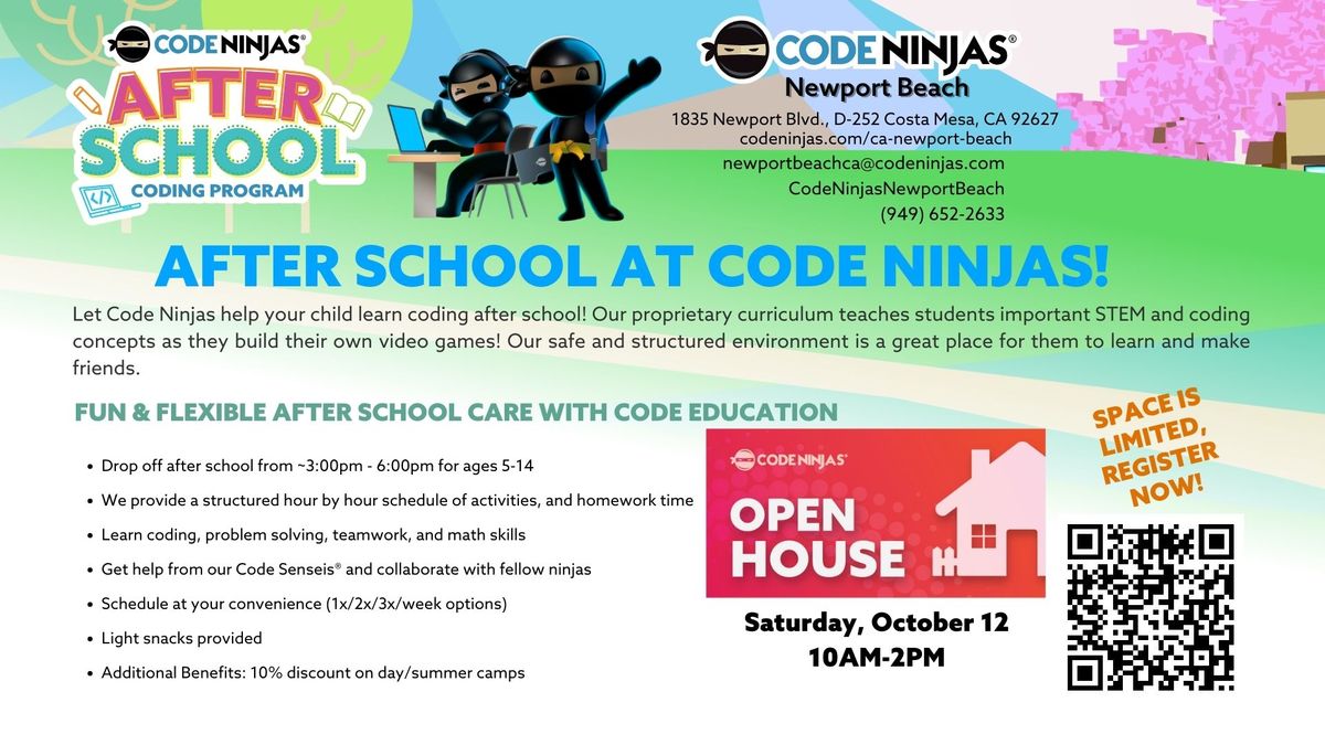 After School Coding Program - Open House