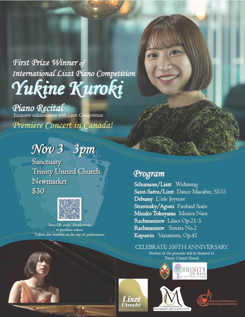 Yukine Kuroki at Carnegie Hall - Weill Recital Hall