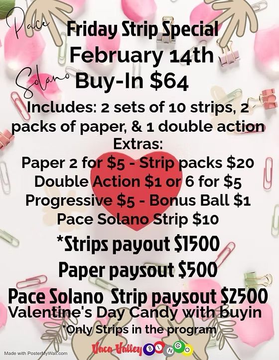 Valentine\u2019s Day bingo special! 