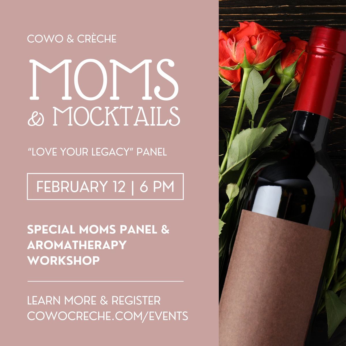 Moms & Mocktails - Valentine's Day Celebration