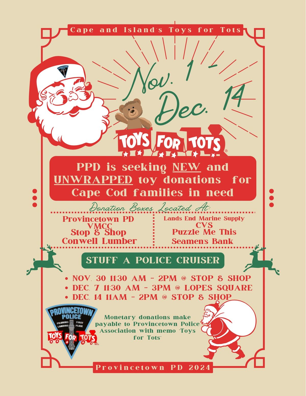 Toys for Tots Toy Drive