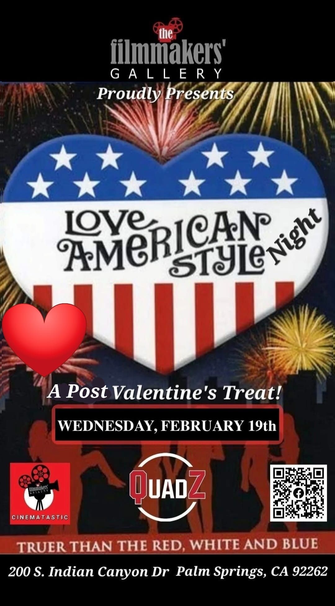 LOVE AMERICAN STYLE NIGHT: A Post Valentine's Treat & Nod to Palm Springs Modernism Week!