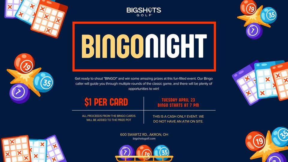 Bingo Night @ BigShots Golf!