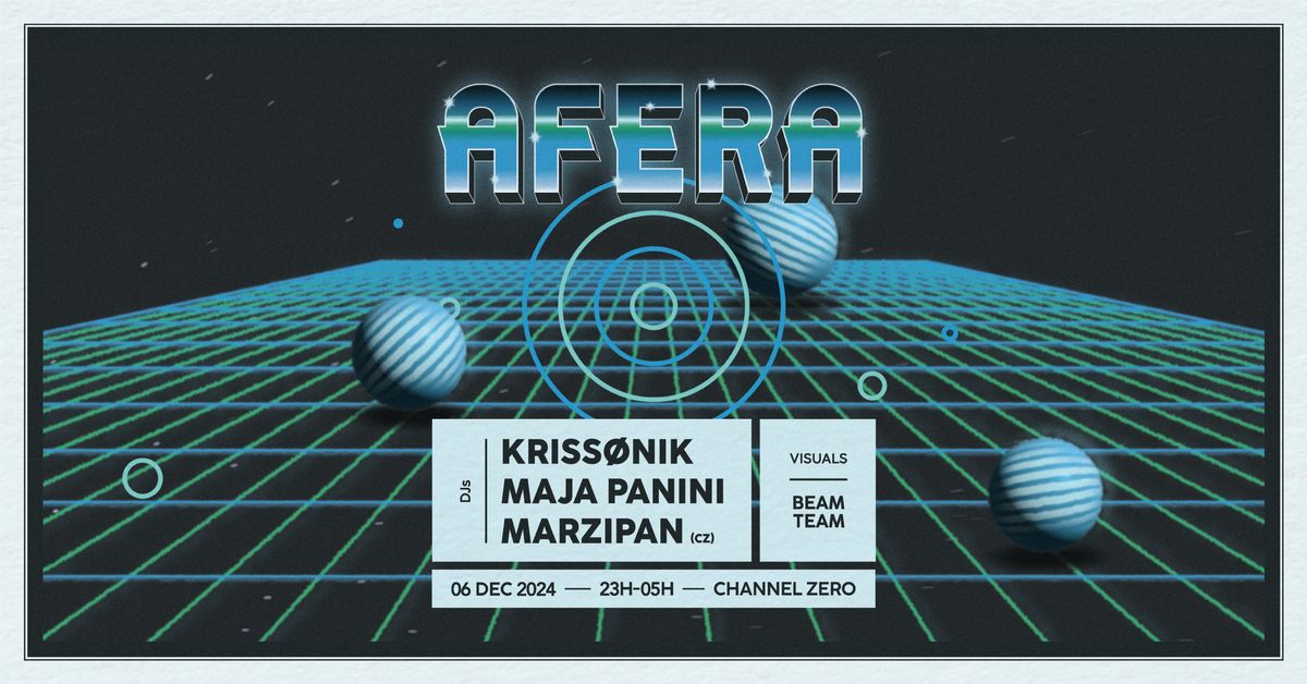 AFERA \u2022 Kriss\u00f8nik, Maja Panini, Marzipan (CZ)