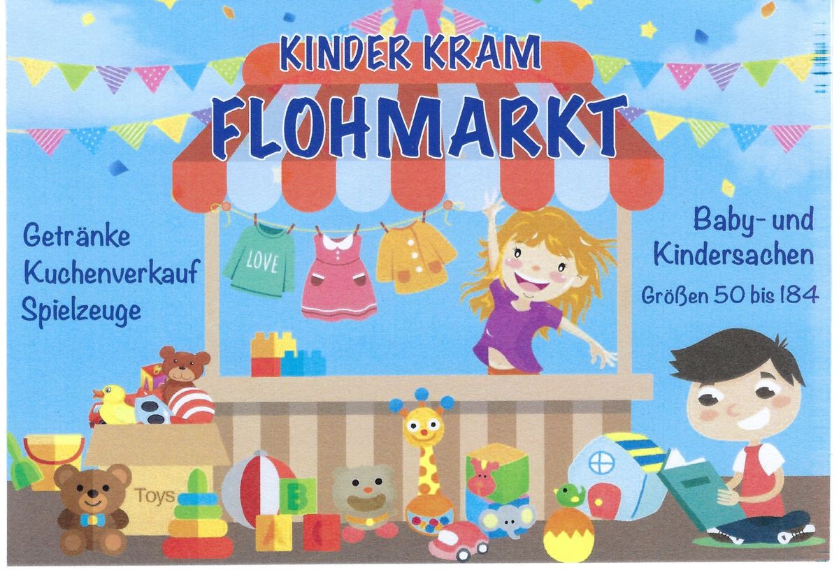 Baby- und Kindersachen Flohmarkt - Cafeteria ge\u00f6ffnet