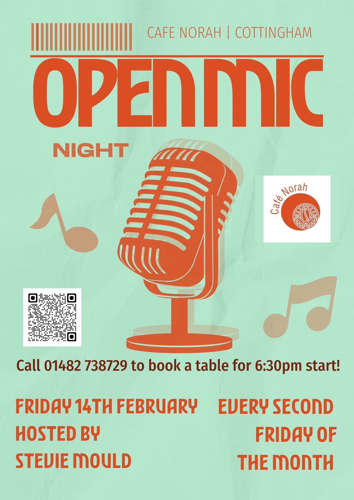 Open Mic @ Cafe Norah\u2019s 