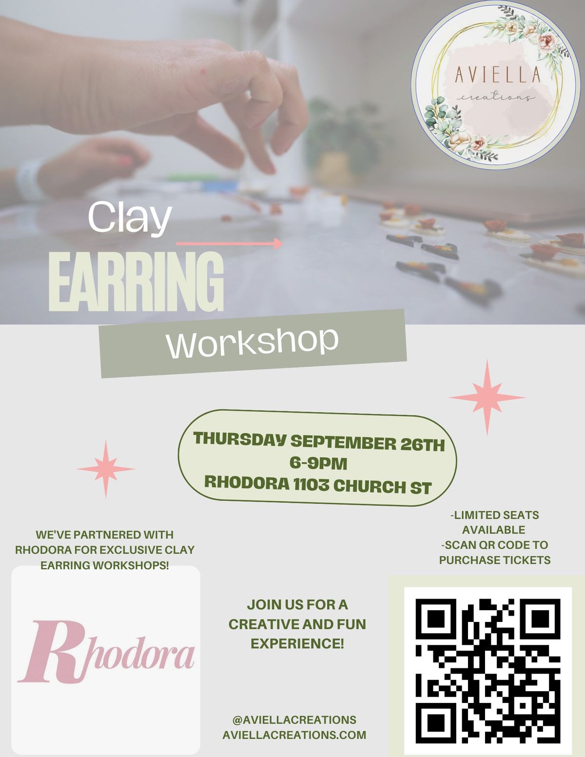 Clay Earring Workshop