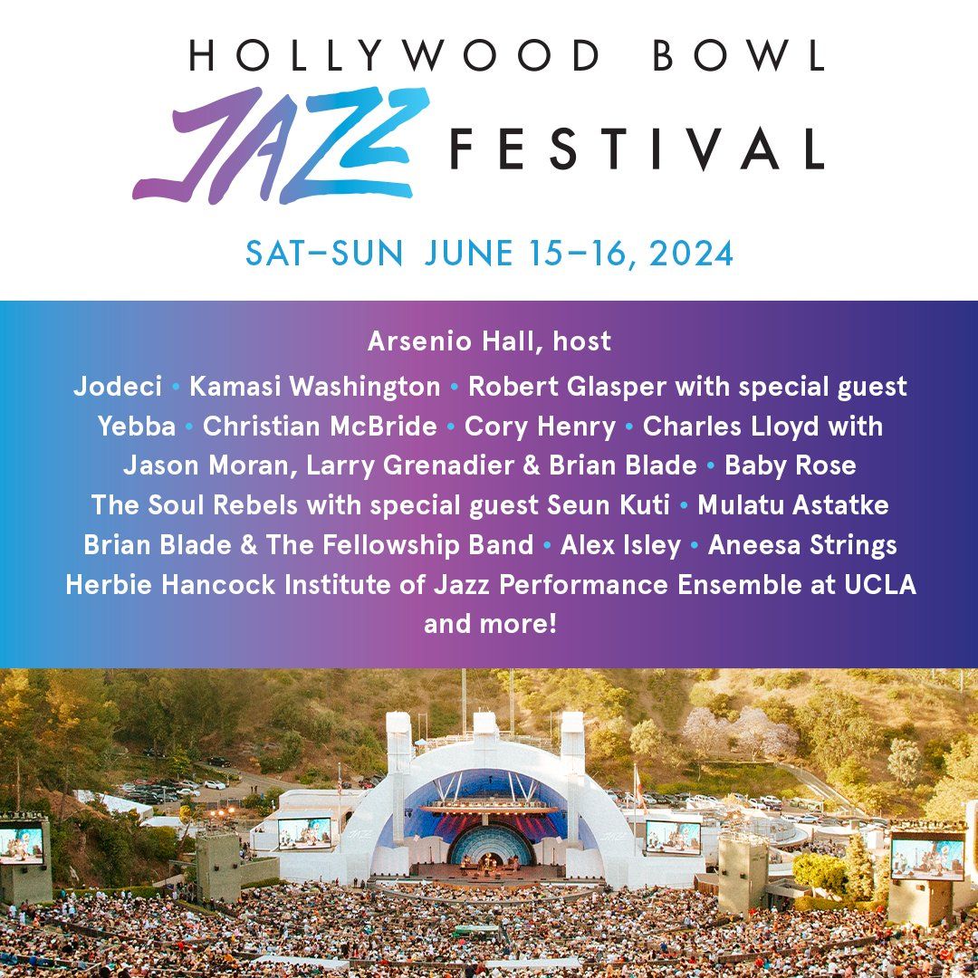 Hollywood Bowl Jazz Festival (Sunday Pass)